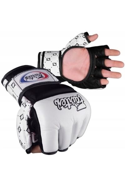 Fairtex Mănuși MMA FGV17 "Super Sparring" (alb-negru) - XL