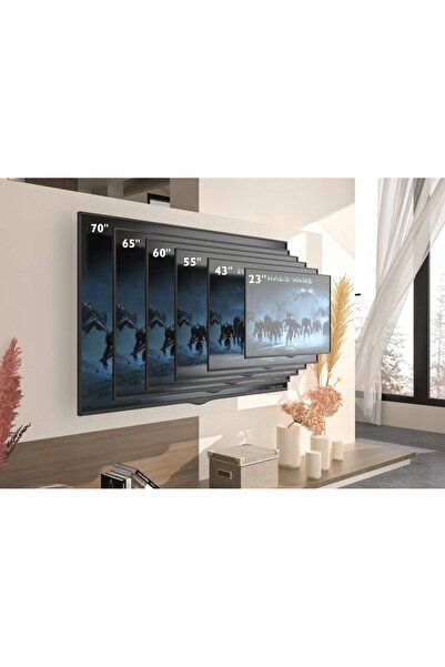NO BRAND Suport de perete pentru TV 23-70'' LED LCD OLED Pivotant și înclinab...