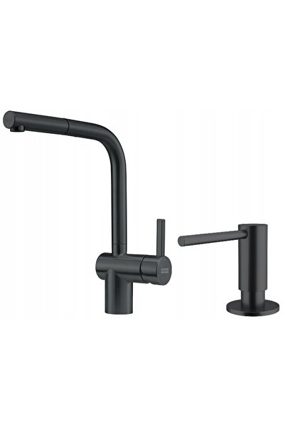 Franke Baterie Atlas Neo 115.0550.427 Oțel Negru