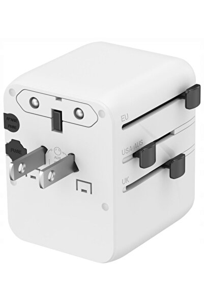 Gembird Adaptor de călătorie TPA-1A2C20-01-W