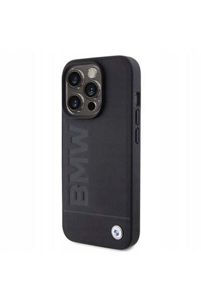 NO BRAND Husă elegantă din piele BMW cu ștanțare la cald pentru iPhone 15 Pro...