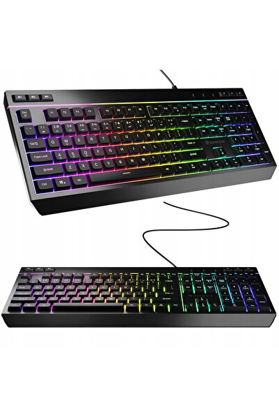 Genesis Tastatură pentru gameri rhod 530 RGB, iluminare de fundal US, program...