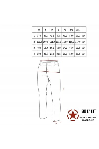 NO BRAND Pantaloni tactici clasici de luptă US BDU M 95 CZ Tarn MFH 3XL
