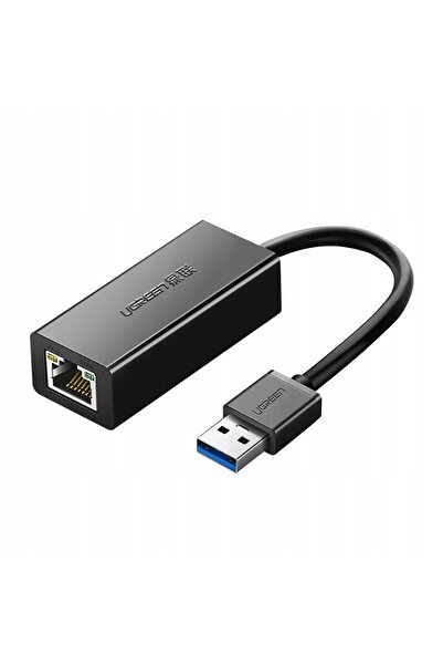 Ugreen Adaptor de rețea CR111 USB 3.0 la RJ45, Gigabit Ethernet (Negru)