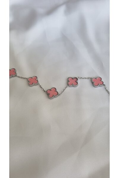 asd accessory 4 Yaprak Yonca Şans Çift Taraflı Bileklik 17cm+5cm