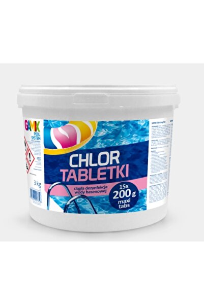 Gamix TABLETE CHEMISTRY BASENOWA CHEMISTRY PENTRU PISCINĂ CLOR LONG MAXI 200G...