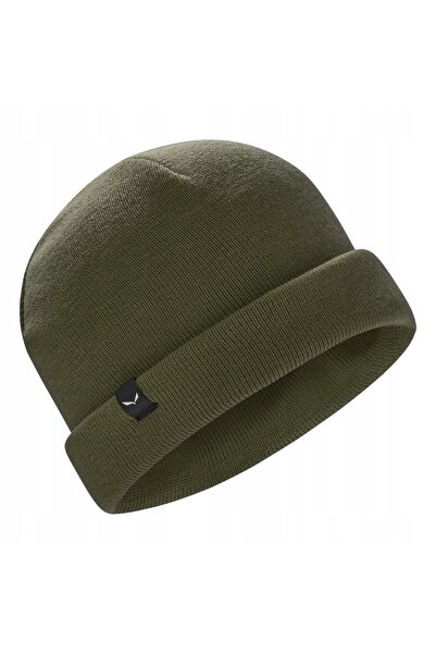 Salewa Căciulă Puez Merino - Verde estompat UNI pentru trekking (58)