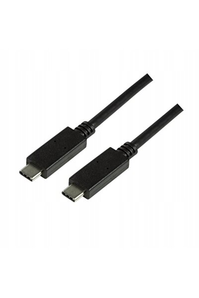 LogiLink Cablu USB 3.2 Gen2x1 CU0129 USB-C - USB-C, tată/tată, negru, 1m