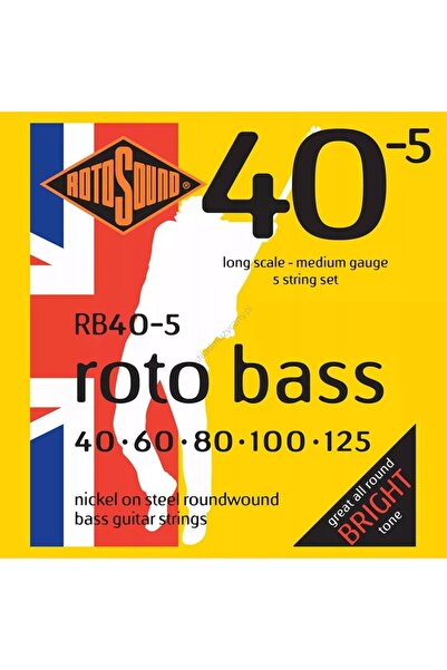 NO BRAND ROTOSOUND RB40-5 corzi pentru chitară bas 40-125