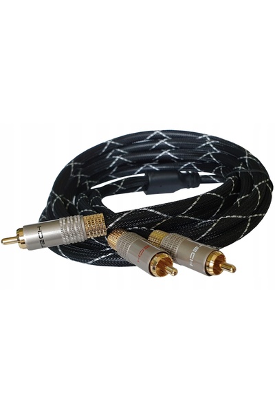 NO BRAND Cablu 1RCA - 2RCA Tip Y Cross-Tech OFC de înaltă calitate placat cu ...