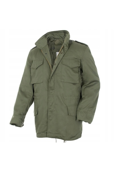 NO BRAND Jachetă militară US M65 Verde Măsliniu M