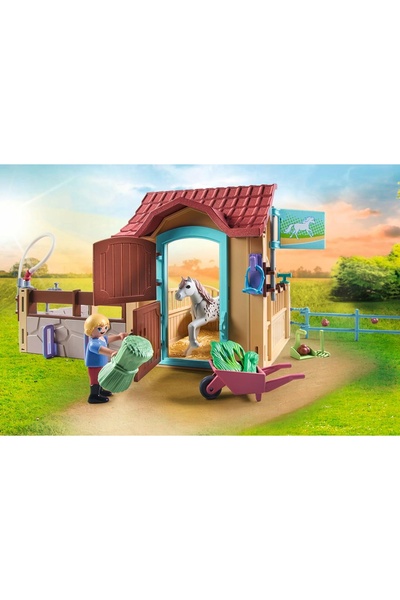 Playmobil BLOCURI STABILE PENTRU CAILĂ SET STABILIZATOR 2 FIGURI + 2 CAILĂ 71494