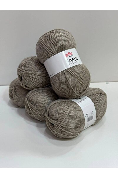 KATIA Yarn Bee SS Low Piiling Ebruli İhraç Fazlası El Örgü İpi 500gr - Vizon