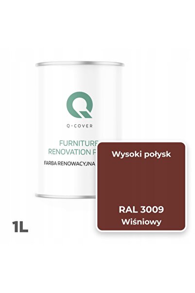NO BRAND Vopsea pentru fațada dulapului de bucătărie, cireș RAL 3009 lucios, 1L