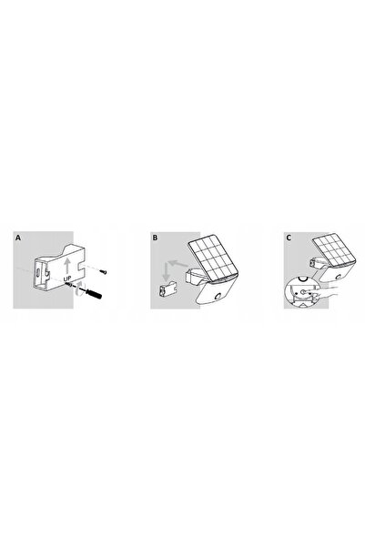 ecolight ILUMINATURĂ SOLARĂ LED SN-2 PANOU REGLABIL IP44 4000K SENZOR DE MIȘCARE