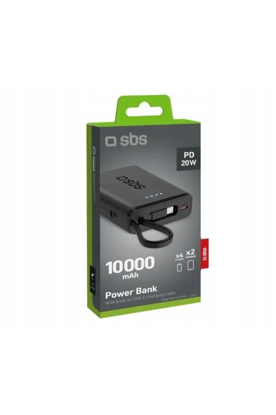 NO BRAND Powerbank SBS TTBB10000TCPD20K 10000 mAh 20W Negru