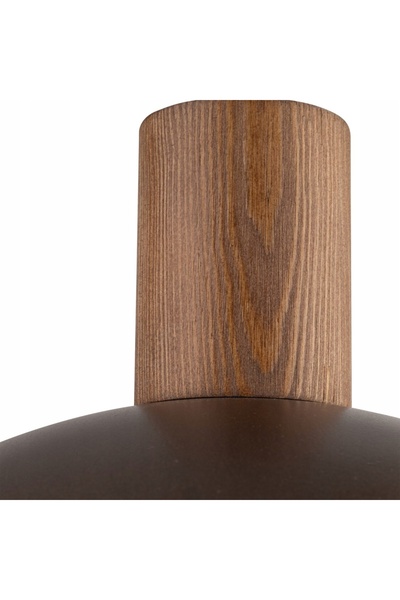 TK-Lighting Lampă pendul metalică cu abajur MISA TK LIGHTING OSLO 4508 Bronz ...