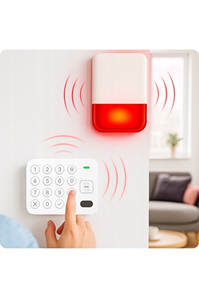 NO BRAND Sirenă wireless 433MHz WSR300 Sistem de alarmă Impermeabilă
