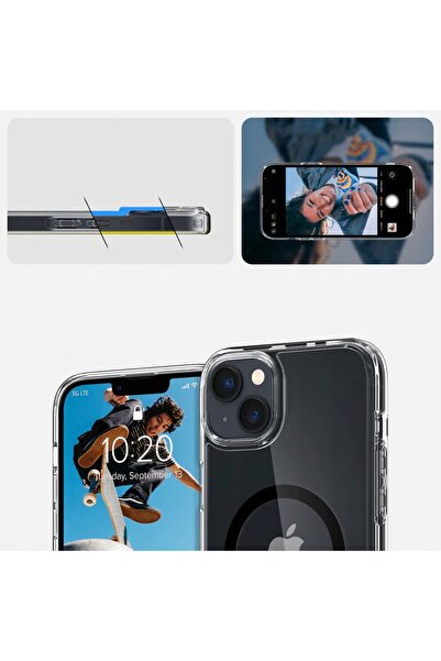 Spigen Husă MagSafe pentru iPhone 14 Plus 15 Plus Protecție Ultra Hibridă
