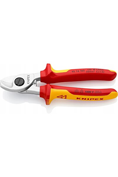 Knipex Foarfece pentru cabluri și fire, izolate VDE 95 16 165
