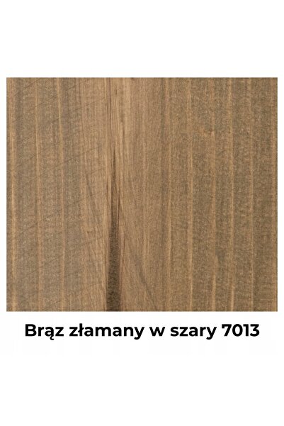 NO BRAND Vopsea 3 în 1 pentru finisaj lemn, gri-maro Lazura 7013, satinată, 2...