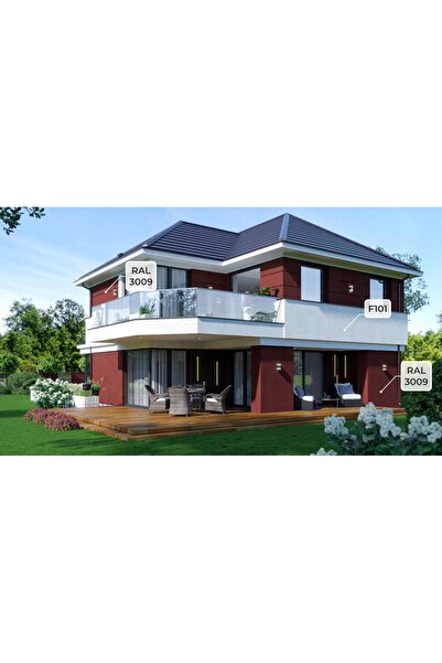 NO BRAND TYNK SILICON ELEWACYJNY CIREȘ RAL 3009 7KG BARANEK GRANULAȚIE 2.0mm