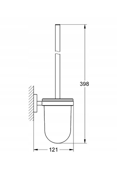 Grohe Perie de toaletă Essentials 40374AL1