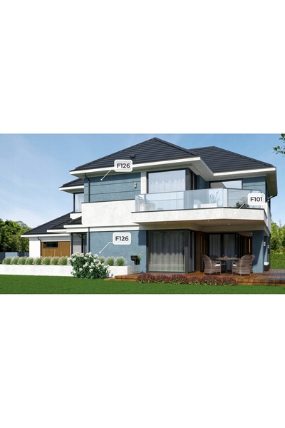 NO BRAND GRUNT CU CUARȚ PENTRU TENCUIALĂ SILICONICĂ, CULOARE ALBASTRU F126, 3 KG