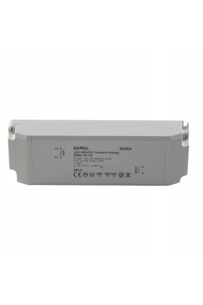ZAMEL Sursă de alimentare pentru benzi LED 75W 12V ZNS-75-12