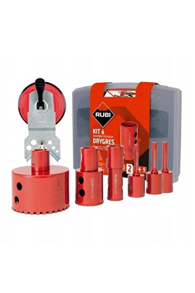 NO BRAND DRYGRES 6-68MM 6 BUCĂȚI SET DE CAROTI DE GĂURIT CU DIAMANT RUBI 51929