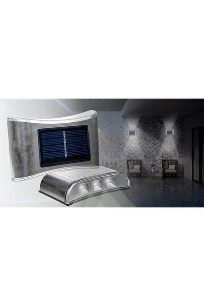 NO BRAND 2x LAMPĂ DECORATIVĂ SOLARĂ DE GRĂDINĂ CU LED, APLICĂ CU SENSOR DE CR...