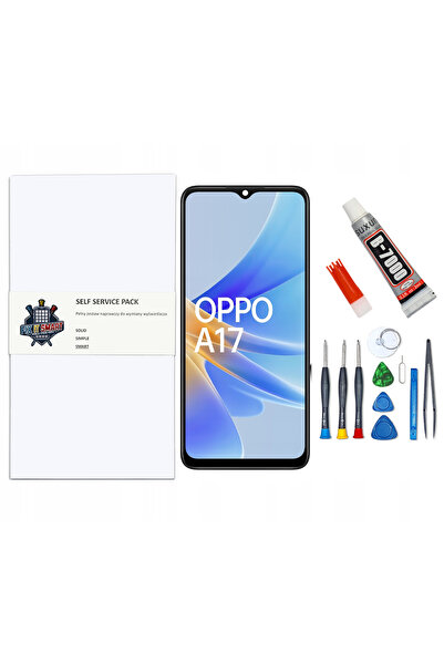 NO BRAND Ecran LCD pentru Oppo A17, kit de unelte pentru ramă, înlocuire display