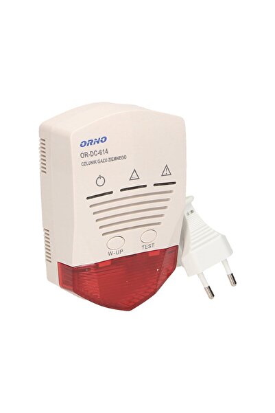 Orno Senzor detector de gaz de cărbune 230V, senzor de gaz metan cu ieșire releu