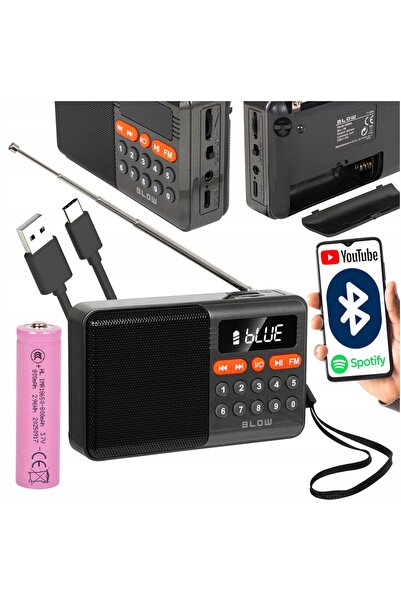 Blow Radio portabil RA18 AM/FM Bluetooth fără fir pentru acasă și călătorii