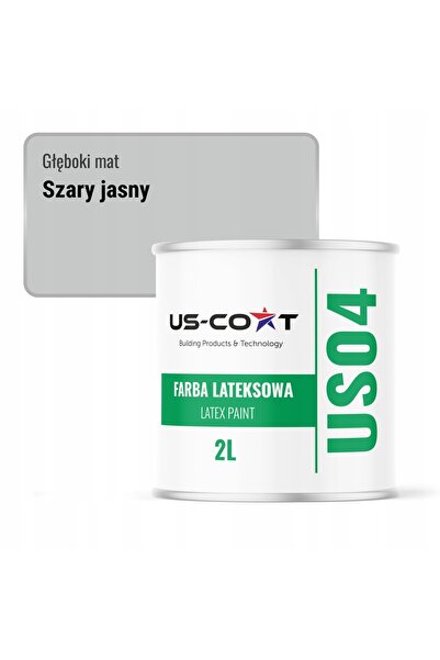 NO BRAND Vopsea latex de perete gri deschis H1061 nuanță albastru 2L mată pen...