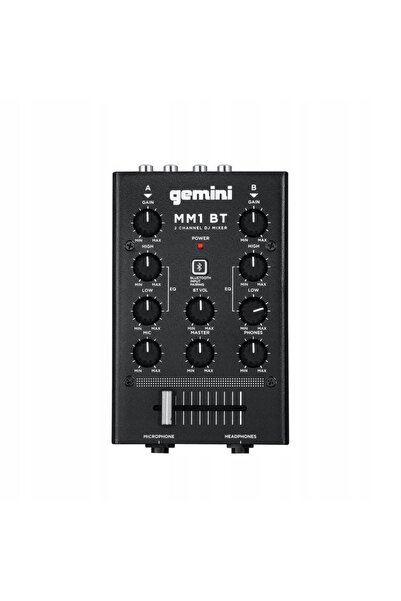 NO BRAND GEMINI MM1BT Mixer DJ, 2 Canale, Bluetooth