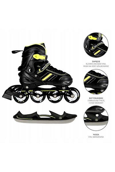 Nils Extreme NH18191 patine cu rotile 2-în-1 (mărimea 34-38)