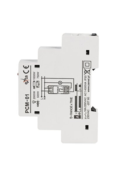 ZAMEL 16A 0.1sec-10zi 230V AC 1NO/NC 16A 16A1NO/