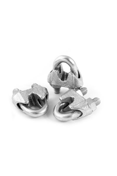 NO BRAND Clemă de cablu 11mm pentru cablu zincat 50 buc.