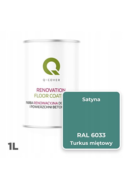 NO BRAND Vopsea pentru renovarea pardoselilor de beton din garaj, turcoaz men...