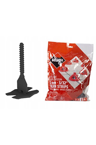 NO BRAND Cleme de montaj cu bază plată 2 mm Cyclone B-300 bucăți RUBI 35944