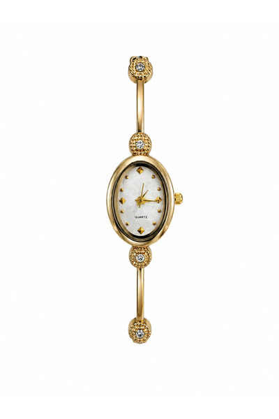 Kadın Kol Saati, Çelik Kordon, Beyaz Kadran Quartz Analog Bilek Saati