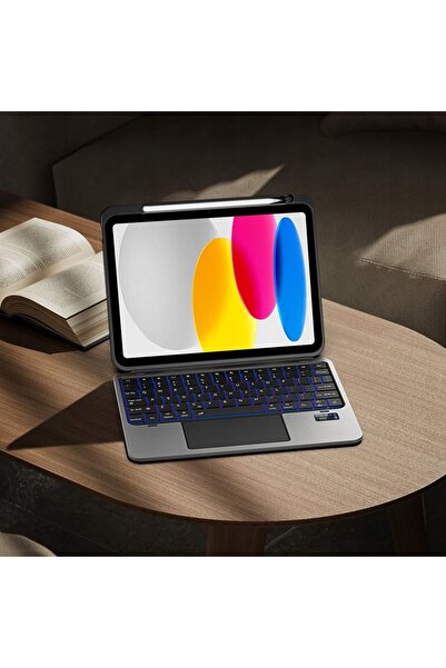 Dux Ducis Husă tip carte cu tastatură pentru iPad 11 / generația a 10-a 2025 ...
