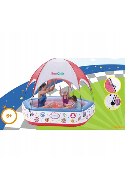 Jilong Circ pentru copii BASEN cu copertină 223x208x163CM 51124