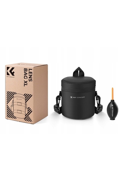 K&F CONCEPT Husă impermeabilă pentru obiectiv 12x8cm + K&F Pear