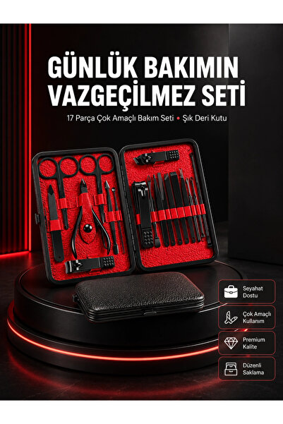 shopwave 17-Piece Professional Manicure Set – Stainless Steel New Generation