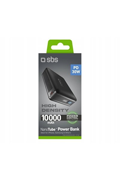 NO BRAND Powerbank SBS de înaltă densitate 10000 mAh 30W Negru