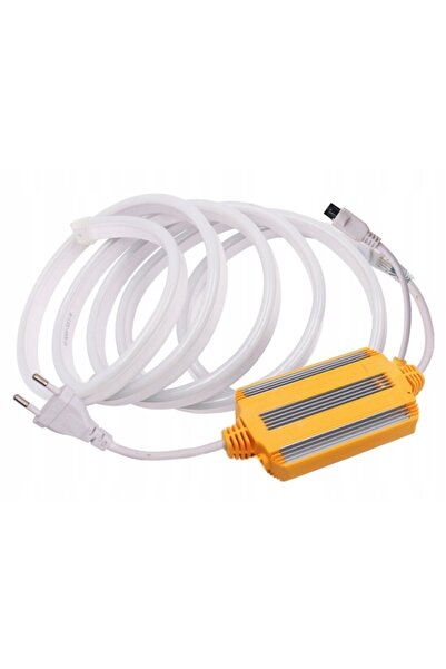 NO BRAND Bandă LED Neon Neutră Flexibilă 230V Kit 20m + Telecomandă