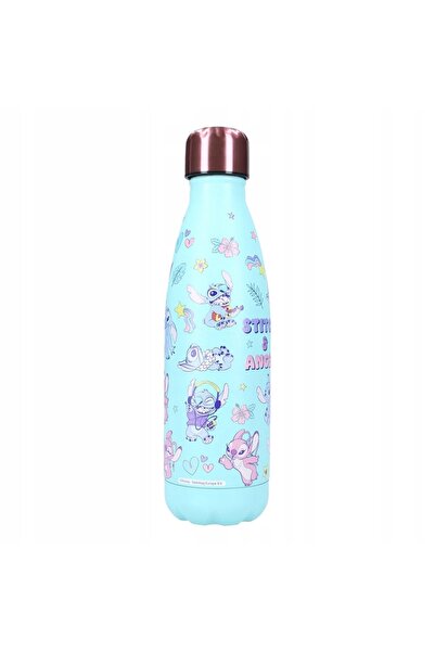 NO BRAND VADOBAG Bidon pentru apă pentru școală Disney Stitch și Angel 700ml