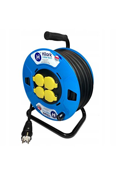 NO BRAND Cablu prelungitor electric din cauciuc H07RN-F 3x2,5 pe tambur 2m